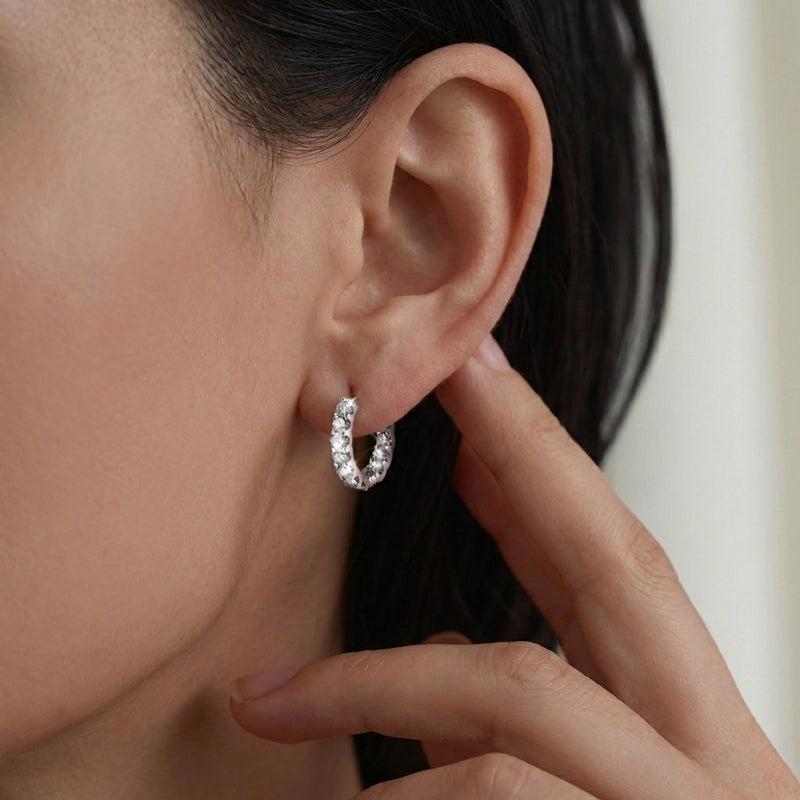 The Picassó Hoop Earrings - lifestyle